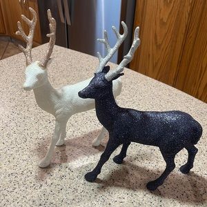 Reindeer Decor Set of 2 13in.